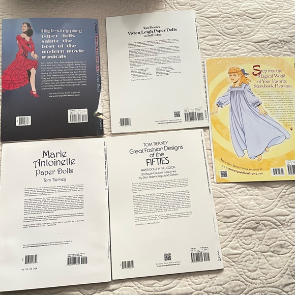 Tom Tierney Marie Antoinette, famous Movie, Vivien Leigh, Storybook Paper Dolls. - Picture 3 of 13